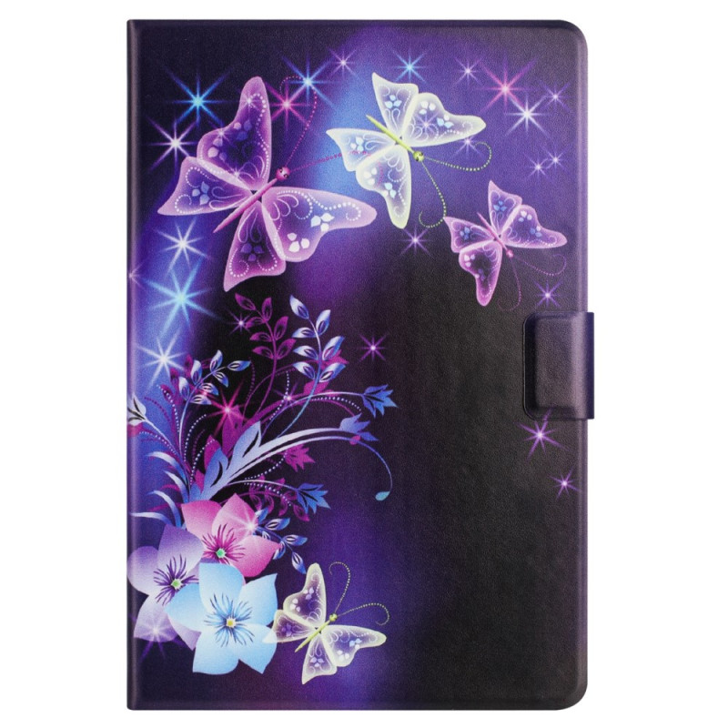 Cover for iPad Mini 5 (2019)/4/3/2/1 Butterfly Purple