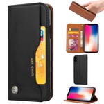 Flip Cover iPhone XS Max Simili Cuir Porte-Cartes