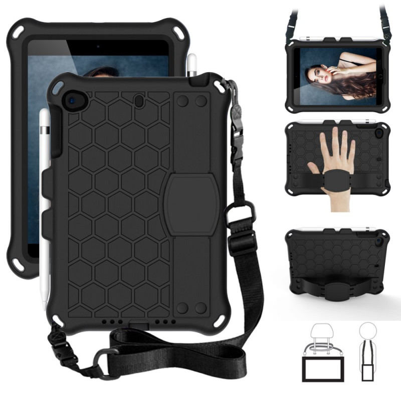 iPad Mini 5 (2019)/4/3/2/1 Hybrid Case with Shoulder Strap