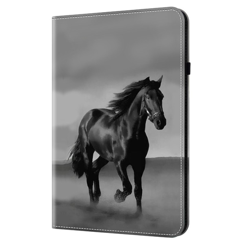 Samsung Galaxy Tab S9 FE / S9 Horse Case Black