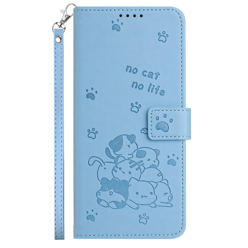 Xiaomi 14T Lanyard Cat Pattern Case