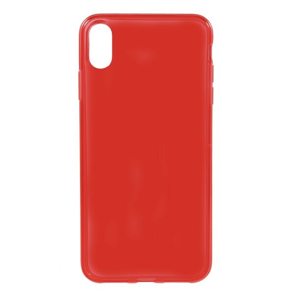 iPhone XS Max Transparent Silicone Case Coloured