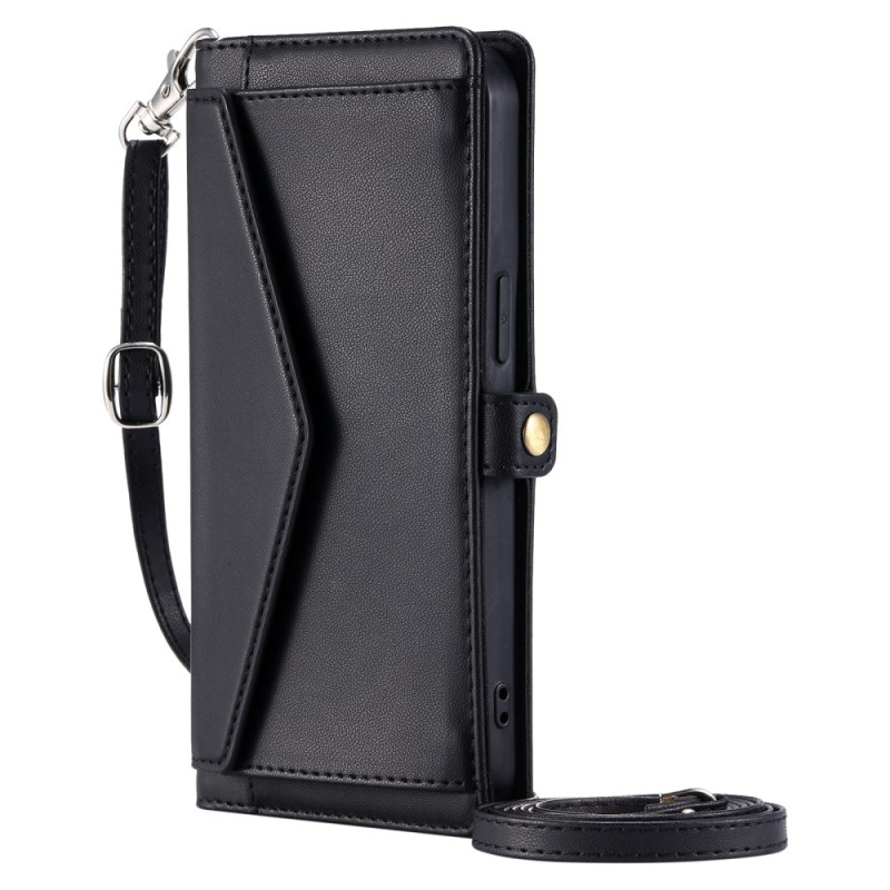 Xiaomi 14T Front Card Case with Strap and Shoulder Strap