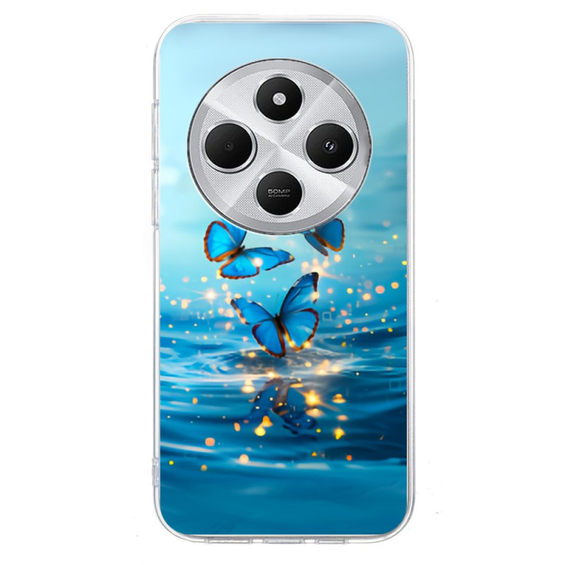 Xiaomi Redmi 14C / Poco C75 Blue Butterflies Case