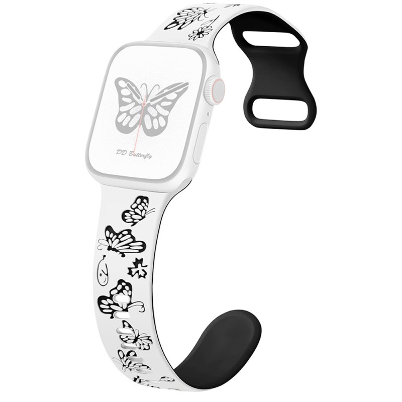 Apple Watch Band Series 46mm to 42mm / SE / Ultra 49mm Butterfly prints