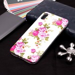 Case iPhone XR Fleurs Liberty Fluorescente