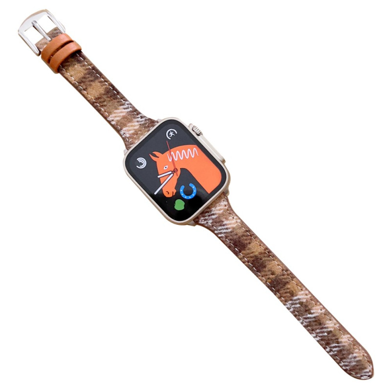 Apple Watch Band Series 46mm to 42mm / SE / Ultra 49mm Wool Tartan