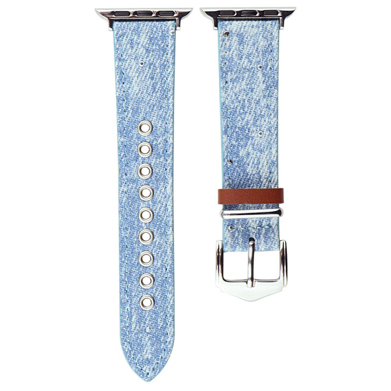 Apple Watch Band Apple Watch Series 42mm to 38mm / SE Series Denim Chic