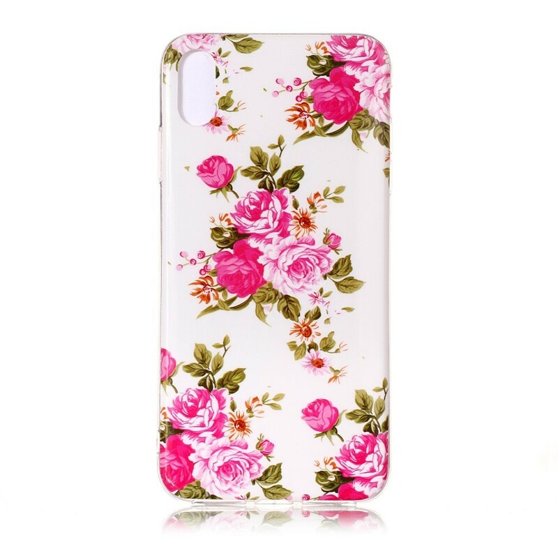 iPhone XS Max Case Liberty Flowers Fluorescent