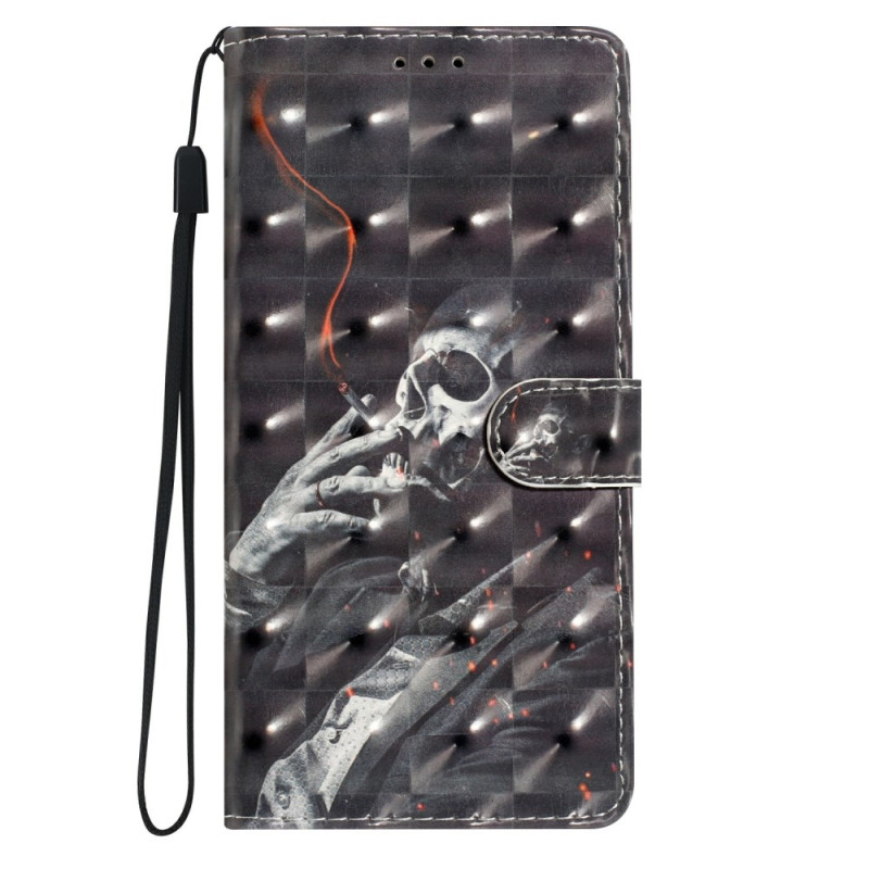 Samsung Galaxy S25 5G Case Smoking Skeleton