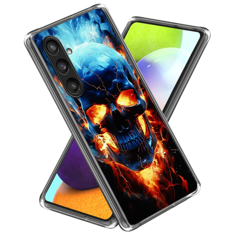 Samsung Galaxy S25 5G Case Flaming Skull