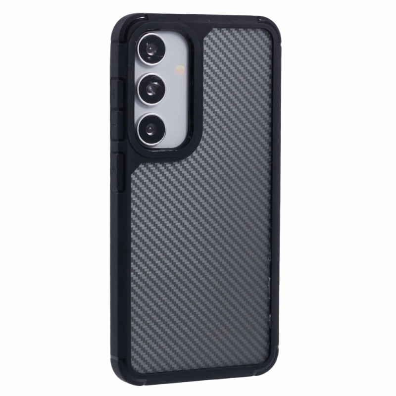 Samsung Galaxy S25 5G Case Translucent Carbon Fibre Texture