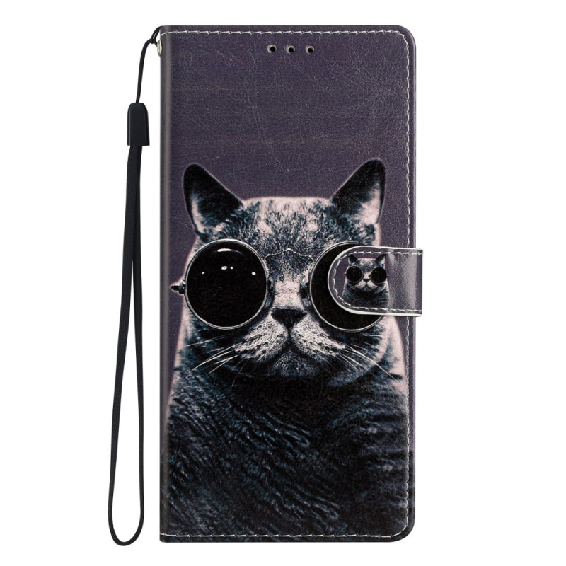 Case Samsung Galaxy A06 Cat with Glasses