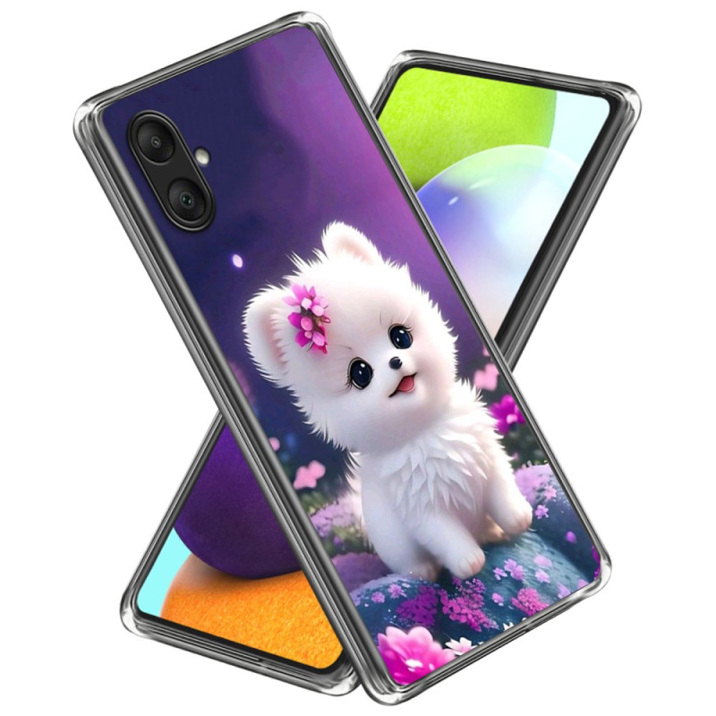 Samsung Galaxy A06 puppy case
 white