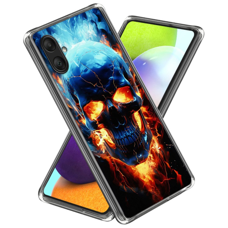 Samsung Galaxy A06 Skull in Flames Case