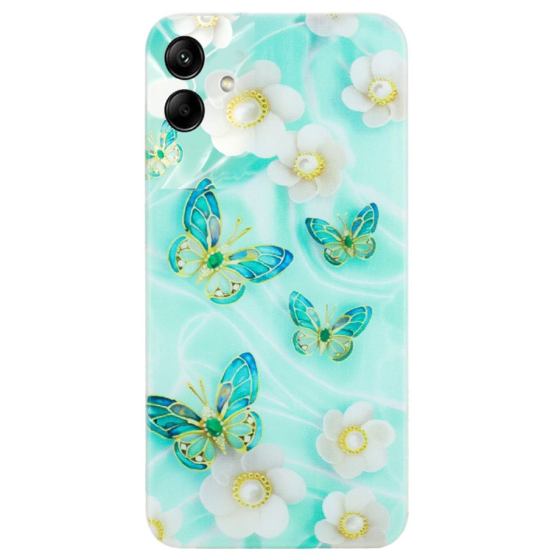 Samsung Galaxy A06 Green Butterflies Case