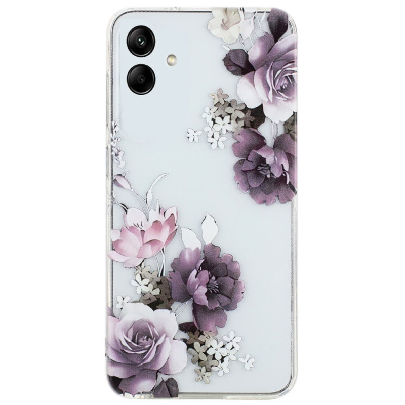 Samsung Galaxy A06 Purple Peonies Case