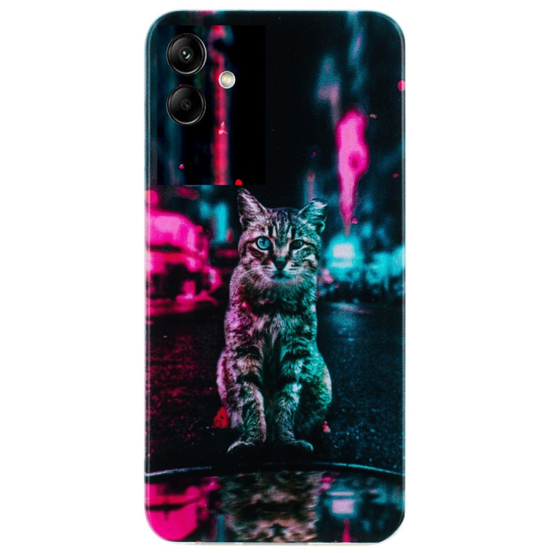 Case Samsung Galaxy A06 Cat and Fire Tricolour