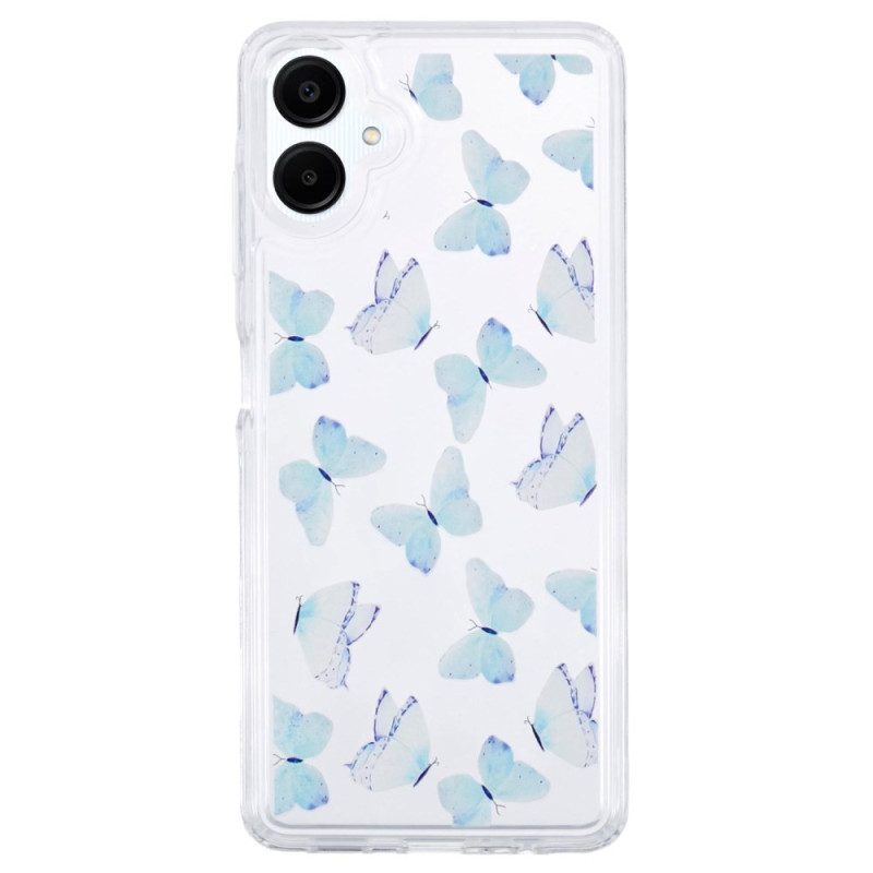 Samsung Galaxy A06 Clear Case Coloured Butterflies