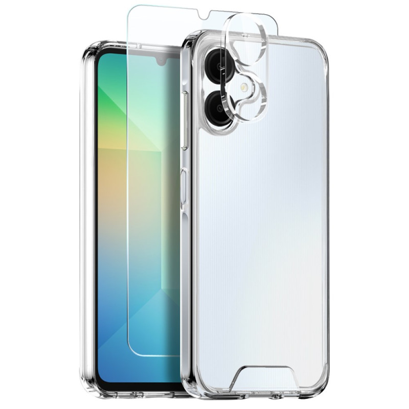 Samsung Galaxy A06 3-in-1 Transparent Case with Screen Protector and Lens Protector