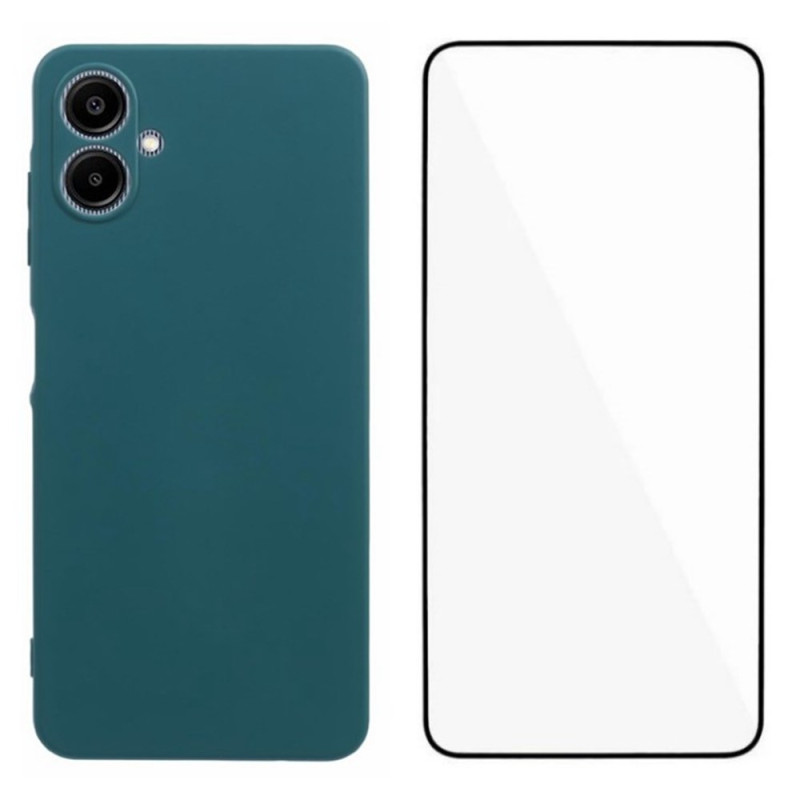 Samsung Galaxy A06 Silicone 2-in-1 Case with Screen Protector WANLONFENG