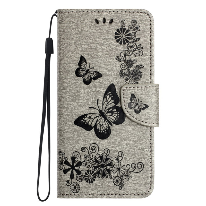 Samsung Galaxy Case A06 Discreet Butterflies and Strap