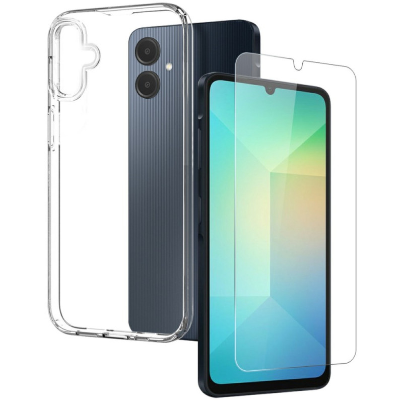 Samsung Galaxy A06 Transparent Case with Screen Protector