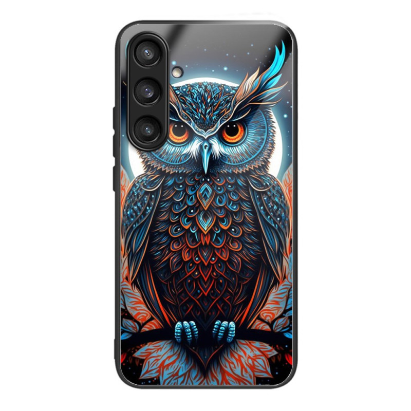 Samsung Galaxy S25 5G Tempered Glass Case Coloured Owl