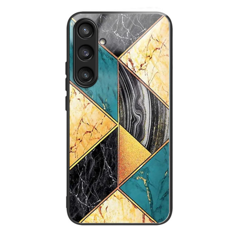 Samsung Galaxy S25 5G Tempered Glass Case Coloured Marble