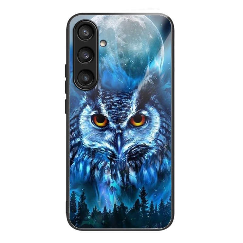 Samsung Galaxy S25 5G Cover Tempered Glass Owl Moon