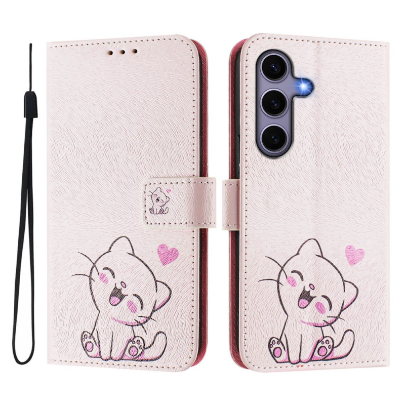 Samsung Galaxy S25 5G Kitten Strap Case