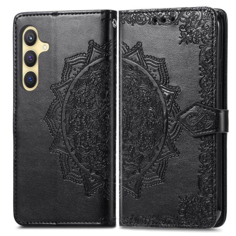 Samsung Galaxy S25 5G Mandala Baroque Strap Case