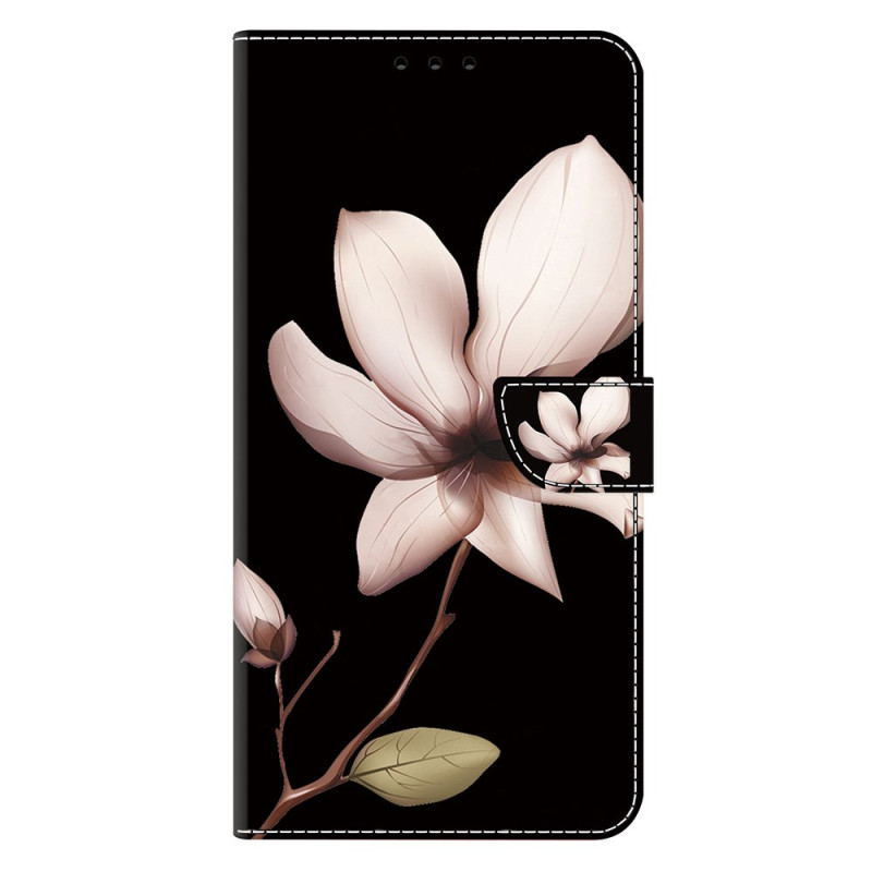 Samsung Galaxy S25 5G Case Pink Flower on Black Background