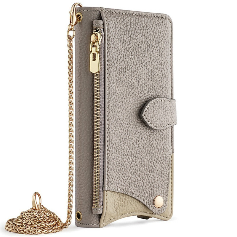 Samsung Galaxy S25 5G Mirror and Chain Case