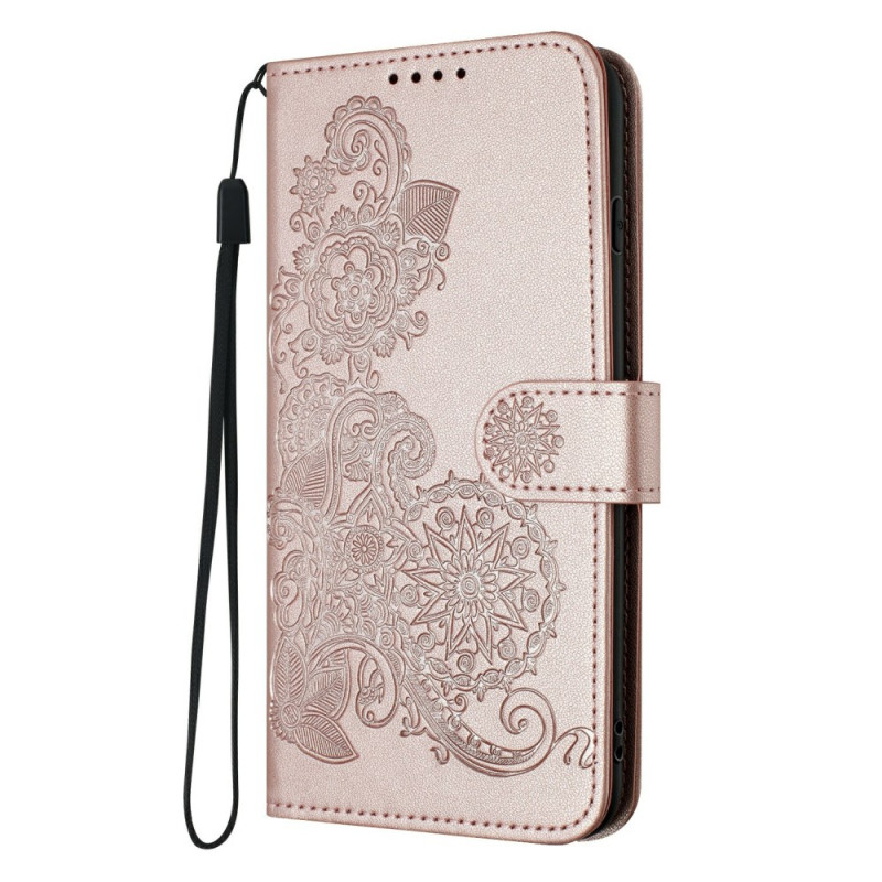 Samsung Galaxy S25 Plus 5G Floral Lace Strap Case