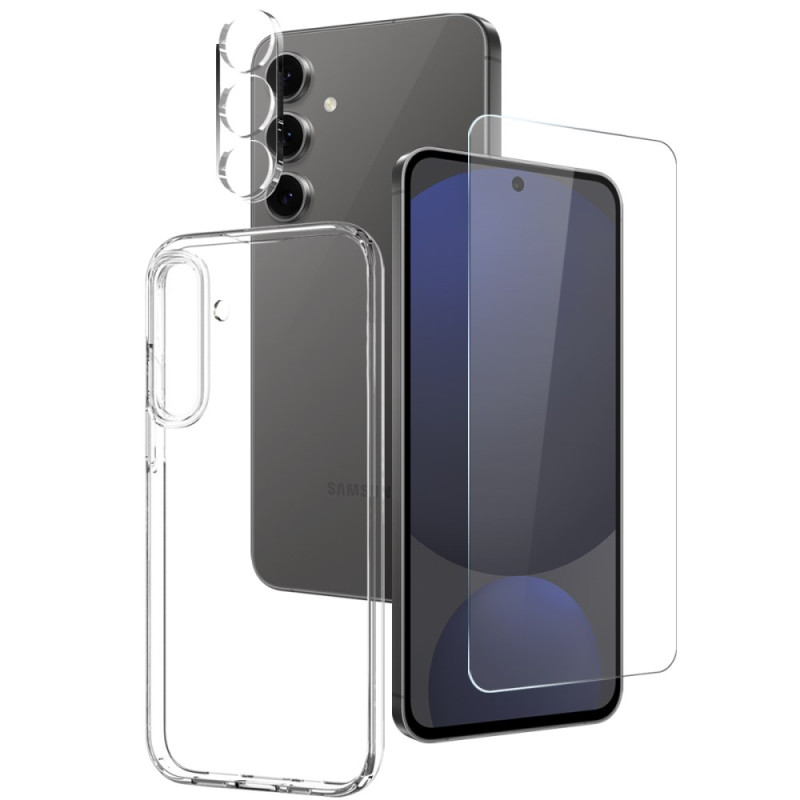 Samsung Galaxy S25 Plus 3-in-1 Case 5G Screen Protector and Lens Protector