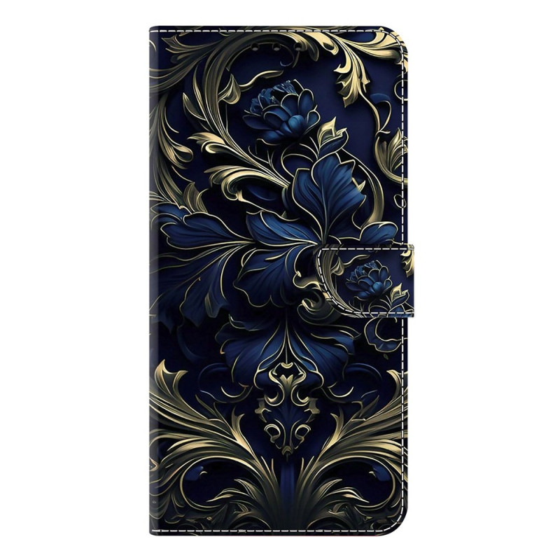 Samsung Galaxy S25 Ultra 5G Case Blue Flower pattern