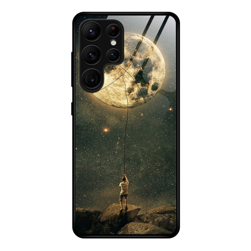 Samsung Galaxy S25 Ultra 5G Tempered Glass Moon Case