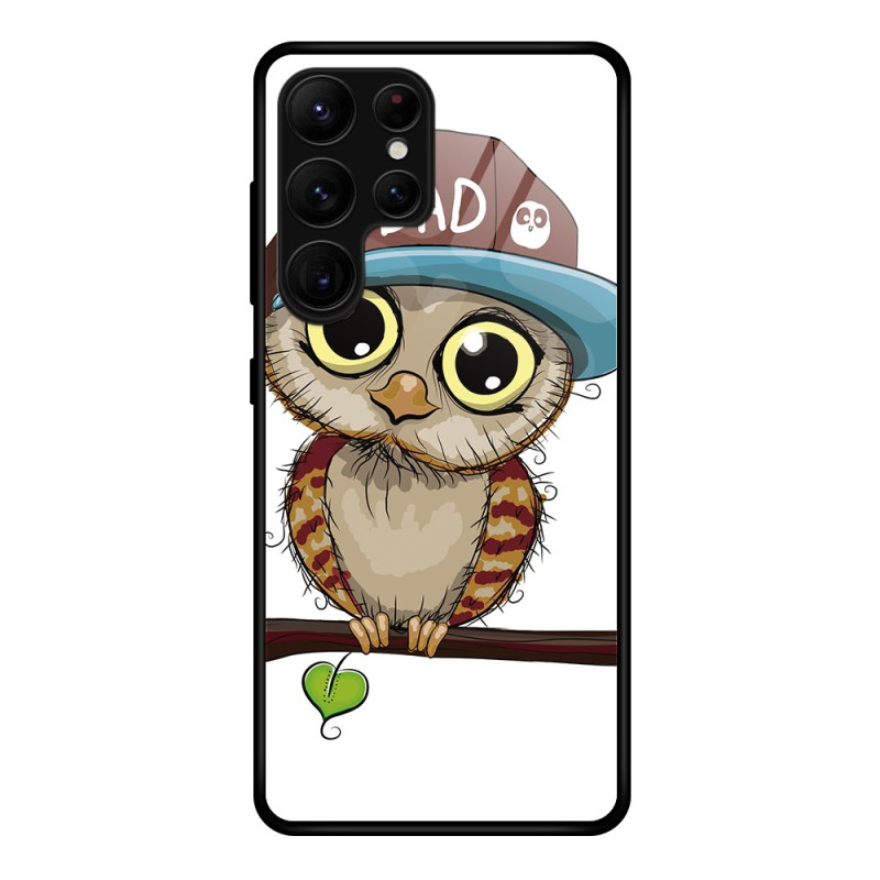 Galaxy S25 Ultra 5G Toughened Glass Case Owl