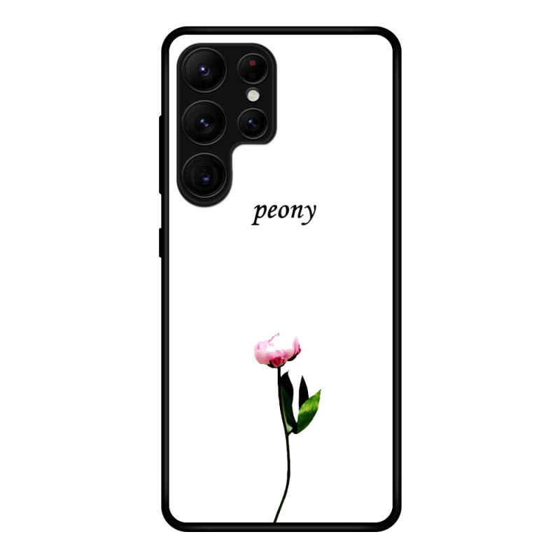 Elegant case for Samsung Galaxy S25 Ultra with peony motif