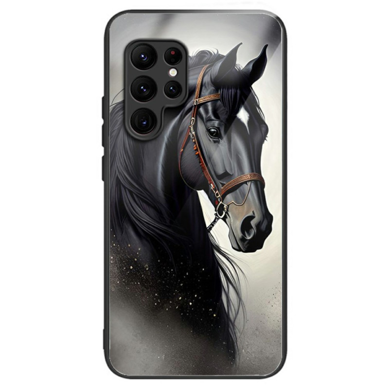 Samsung Galaxy S25 Ultra 5G Toughened Glass Horse Grey Case