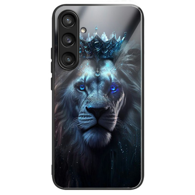 Samsung Galaxy A56 5G Crowned Lion Tempered Glass Case