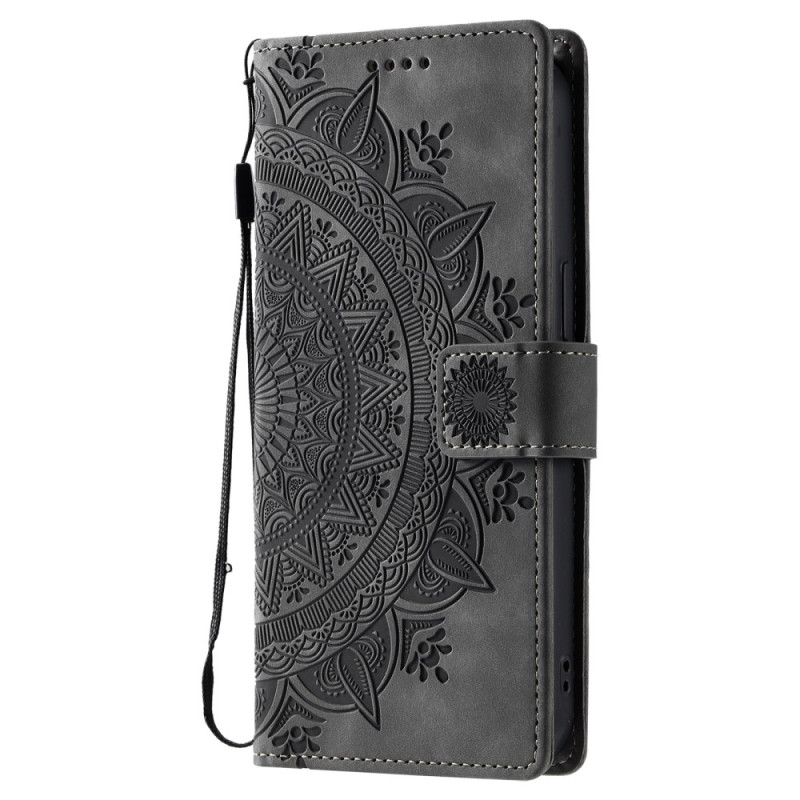 Samsung Galaxy A56 5G Wallet Case Suede Effect Mandala