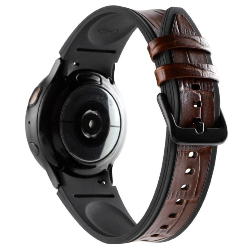 Samsung Watch6/5/4/3 / Watch 42mm / Classic / Active / FE Gear Bracelet Genuine Leather and Silicone