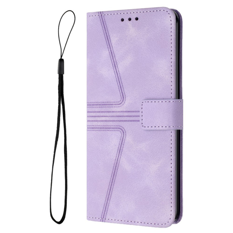 Case Xiaomi Redmi Note 14 5G Suede Effect Geometric Pattern