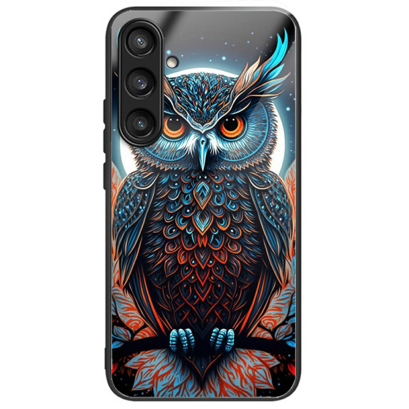 Samsung Galaxy A26 5G Tempered Glass Cover Owl Coloured