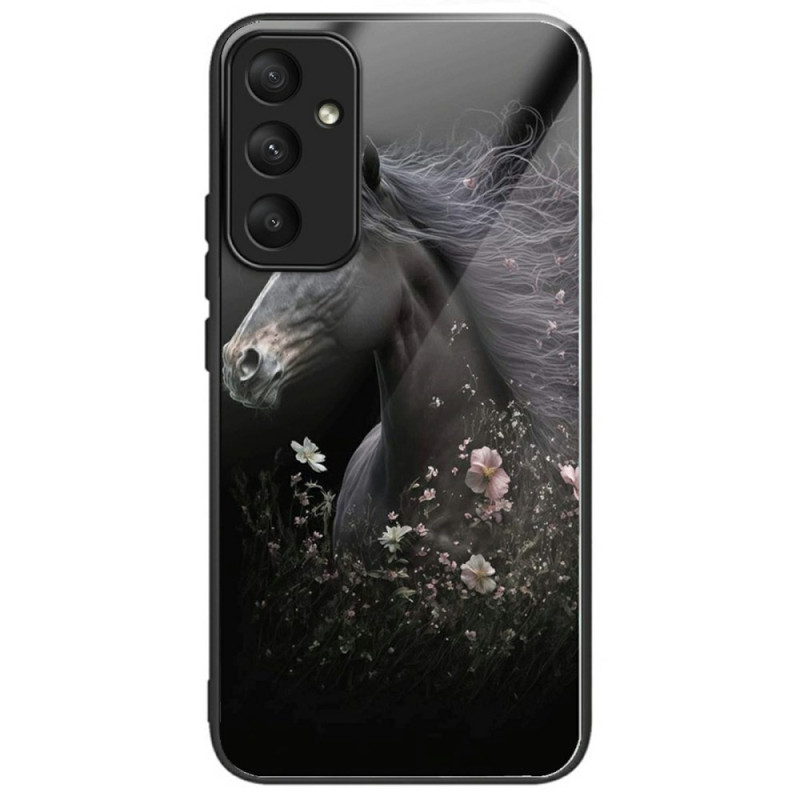 Samsung Galaxy A26 5G Toughened Glass Case Horse and Flowers