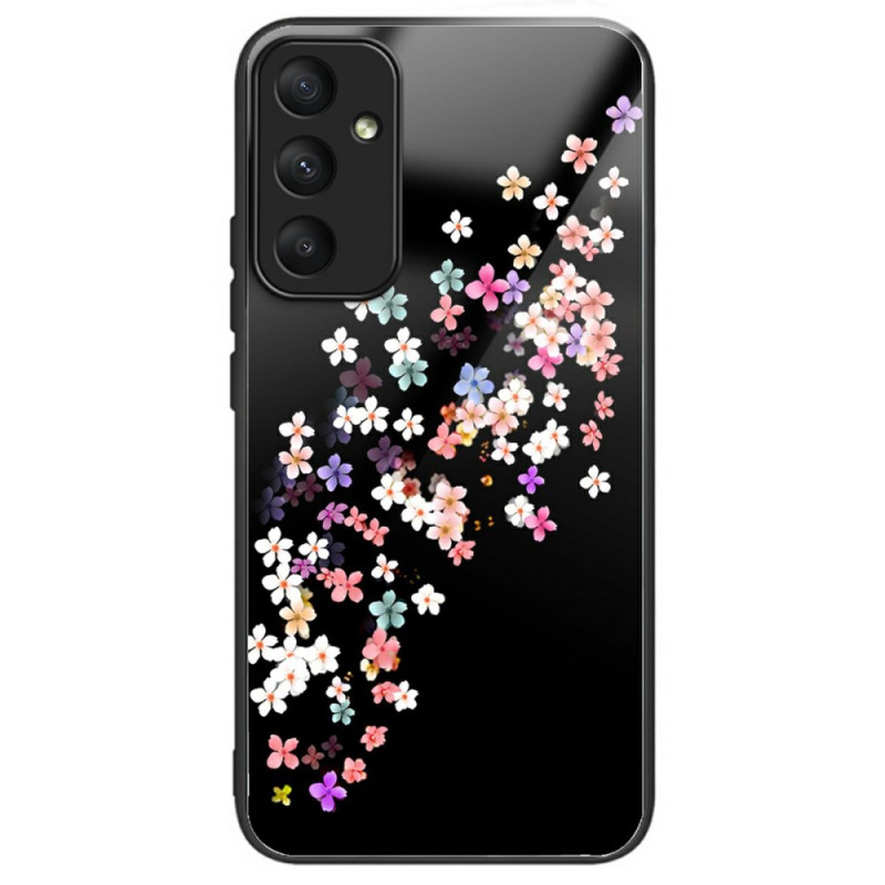 Samsung Galaxy A26 5G Tempered Glass Case Coloured Floral Pattern