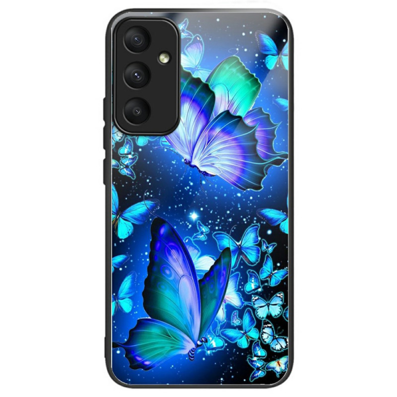 Samsung Galaxy A26 5G Tempered Glass Case Blue Butterflies