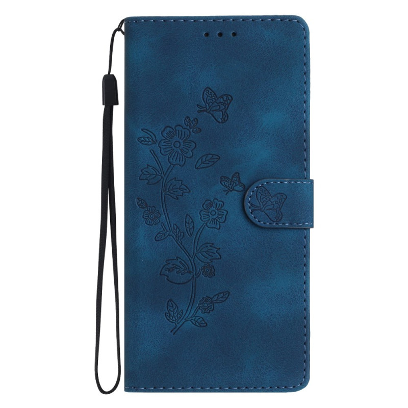 Samsung Galaxy A26 5G Case Floral Suede Effect